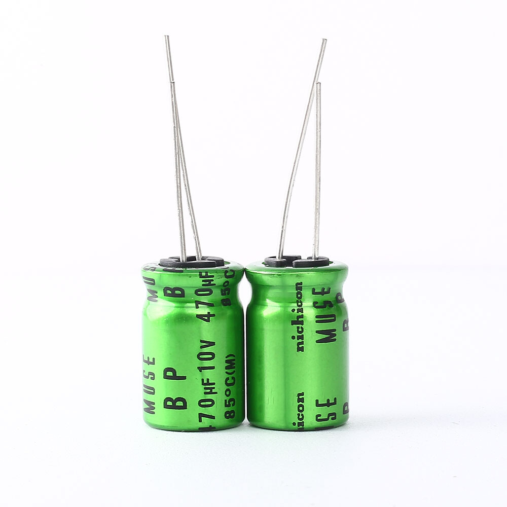 2pcs JAPAN Nichicon MUSE ES BP 470uf 10v 470mfd Audio Capacitor Caps