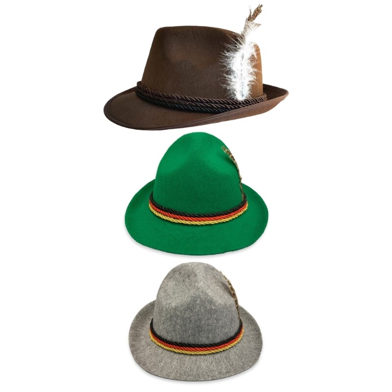 Elegant Fedora Hat for Women & Men Wedding Party Photo