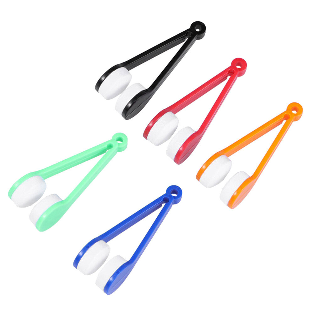 10 Pcs Cleaning Cloths for Eyeglasses Multifunctional Brush