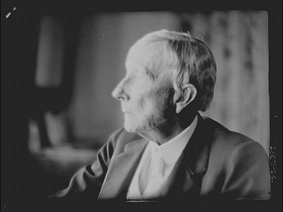 Rockefeller,John D,Mr,businessmen,portraits,photographs,Arnold Genthe,1918