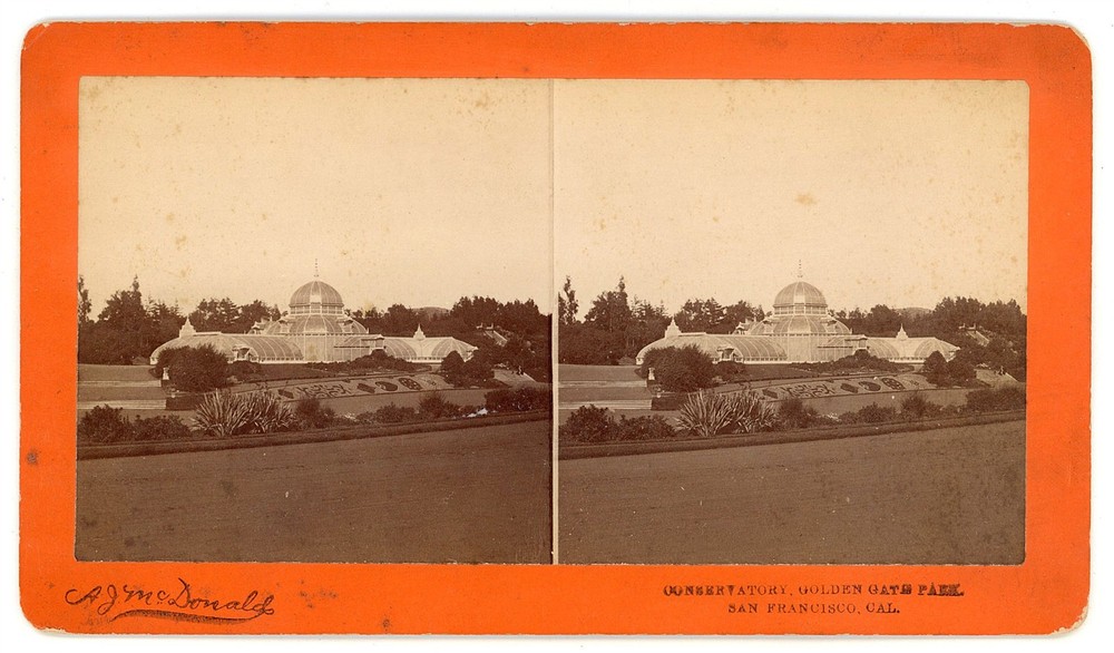 SAN FRANCISCO SV - Golden Gate Park Observatory - AJ McDonald 1880s