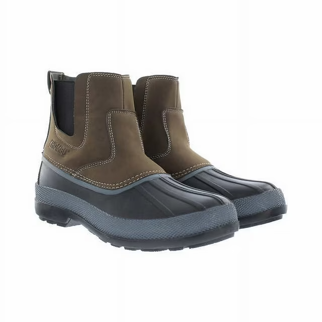 Khombu Mens Slip On Boot Size 9 Elastic Comfort Footbed New