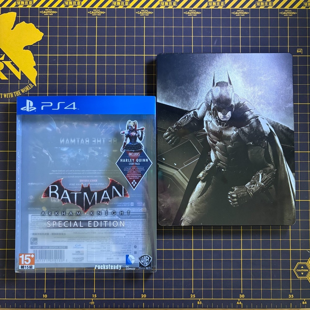Batman Arkham Knight Special Edition PS4 Steelbook Asia English KR Complete CIB