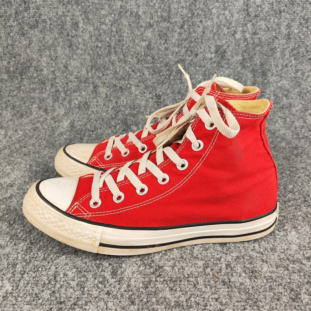 Converse Chuck Taylor All Star Shoes Mens Size 6 Red High Top Sneakers M9621