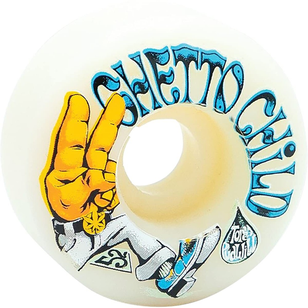 Ghetto Child Pudwill Imagine 52mm White Skateboard Wheels (Set of 4)