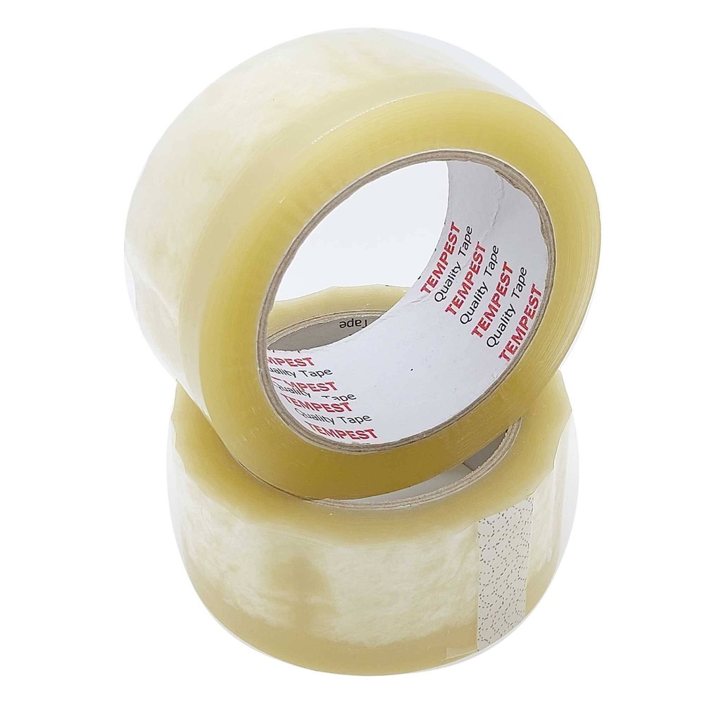 NNEDSZ 1x Clear Hotmelt Packaging Tape 48mmx75m - Heavy Duty Shipping Packing Ad
