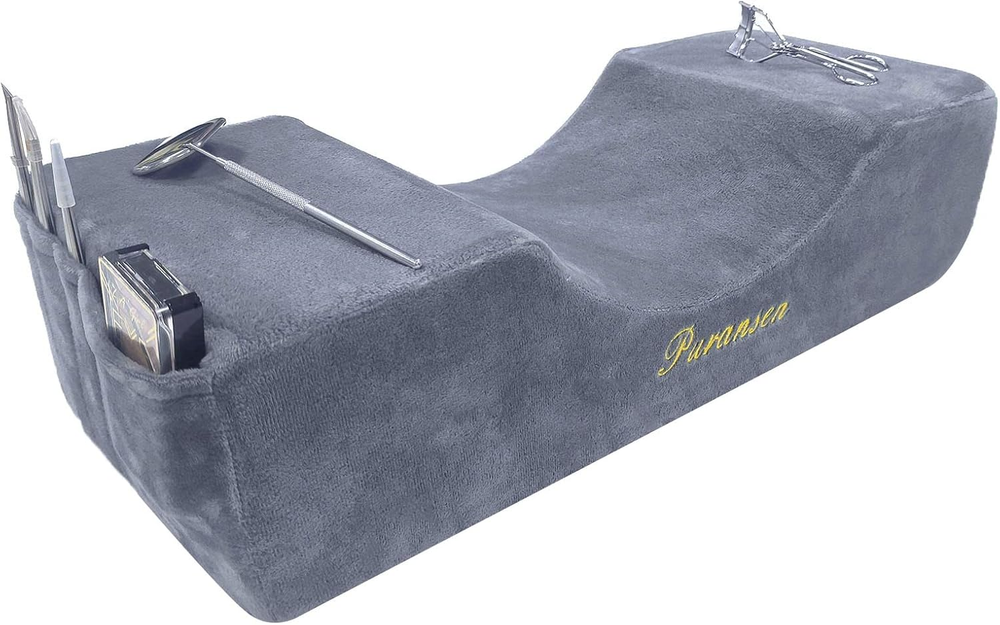 Beauty Salon Lashing Pillow for Eyelash Extensions - Soft Velvet Neck Support