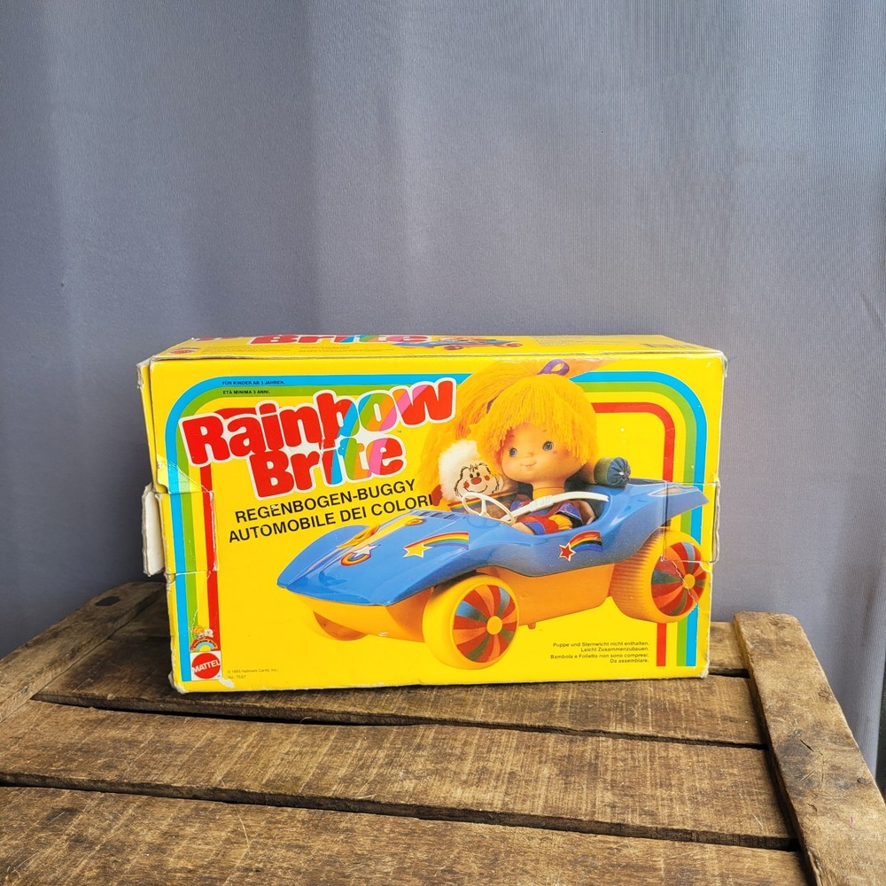 1985 Rainbow Brite Car Box BOX ONLY