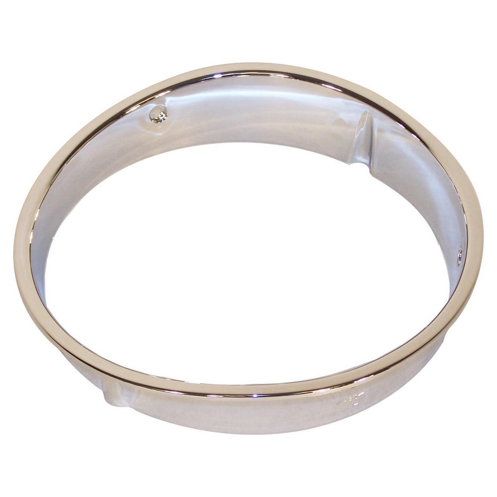 Crown Headlight Bezel 1997-2006 TJ Wrangler; Chrome Right Headlight Bezel for TJ
