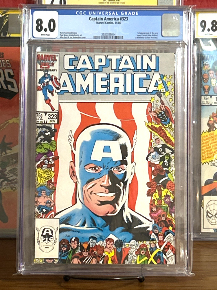 Captain America #323 - CGC Graded 8.0