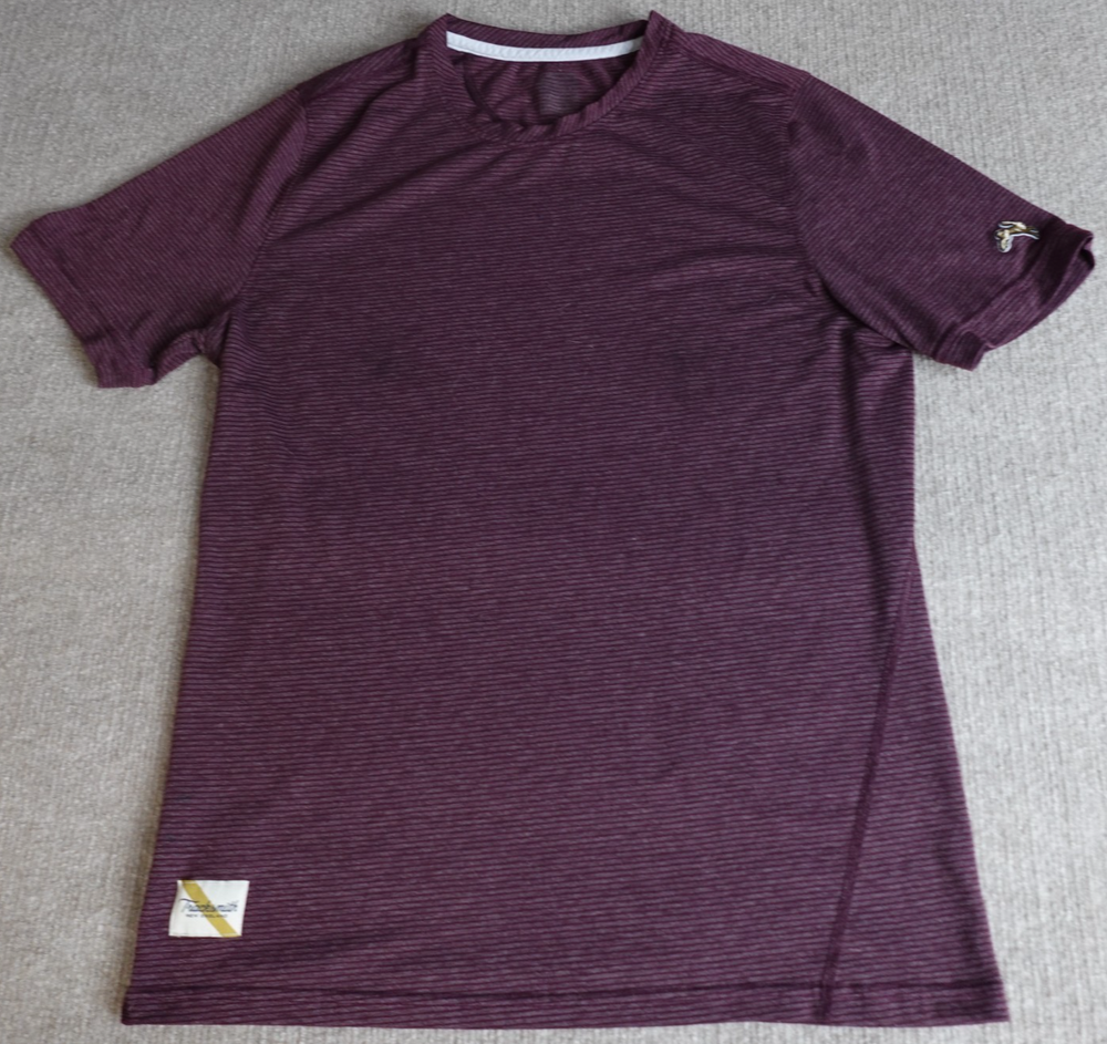 Tracksmith Mens Shirt  Small Purple Pink Fuschia Microstripe