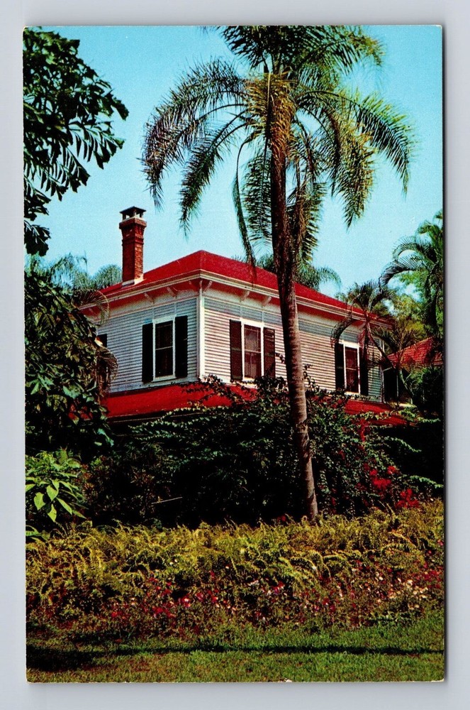 Fort Myers FL-Florida, Thomas A Edison Winter Home, Antique, Vintage Postcard