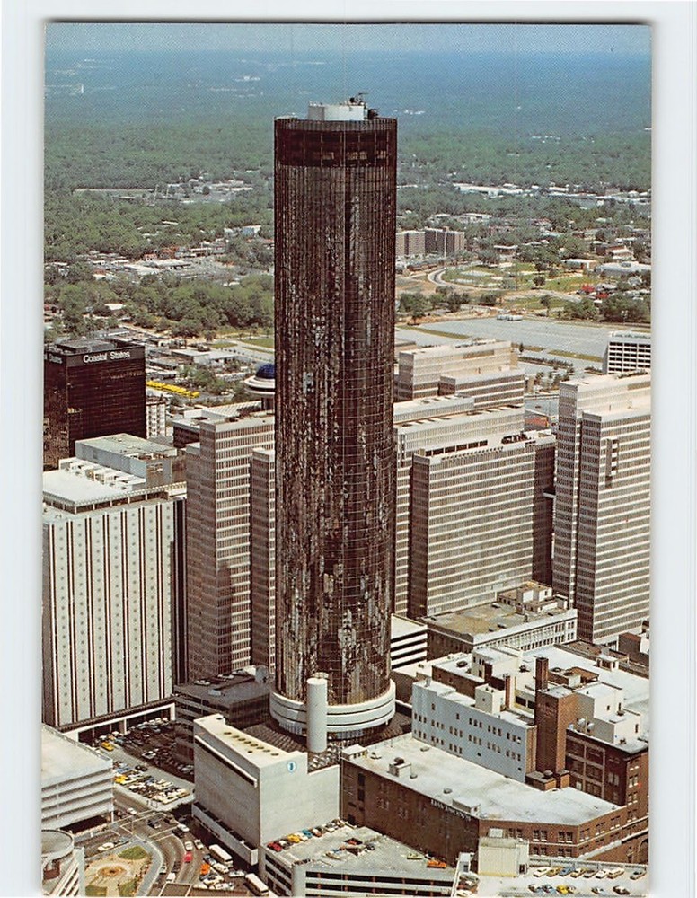 Postcard The Peachtree Plaza Hotel Atlanta Georgia USA