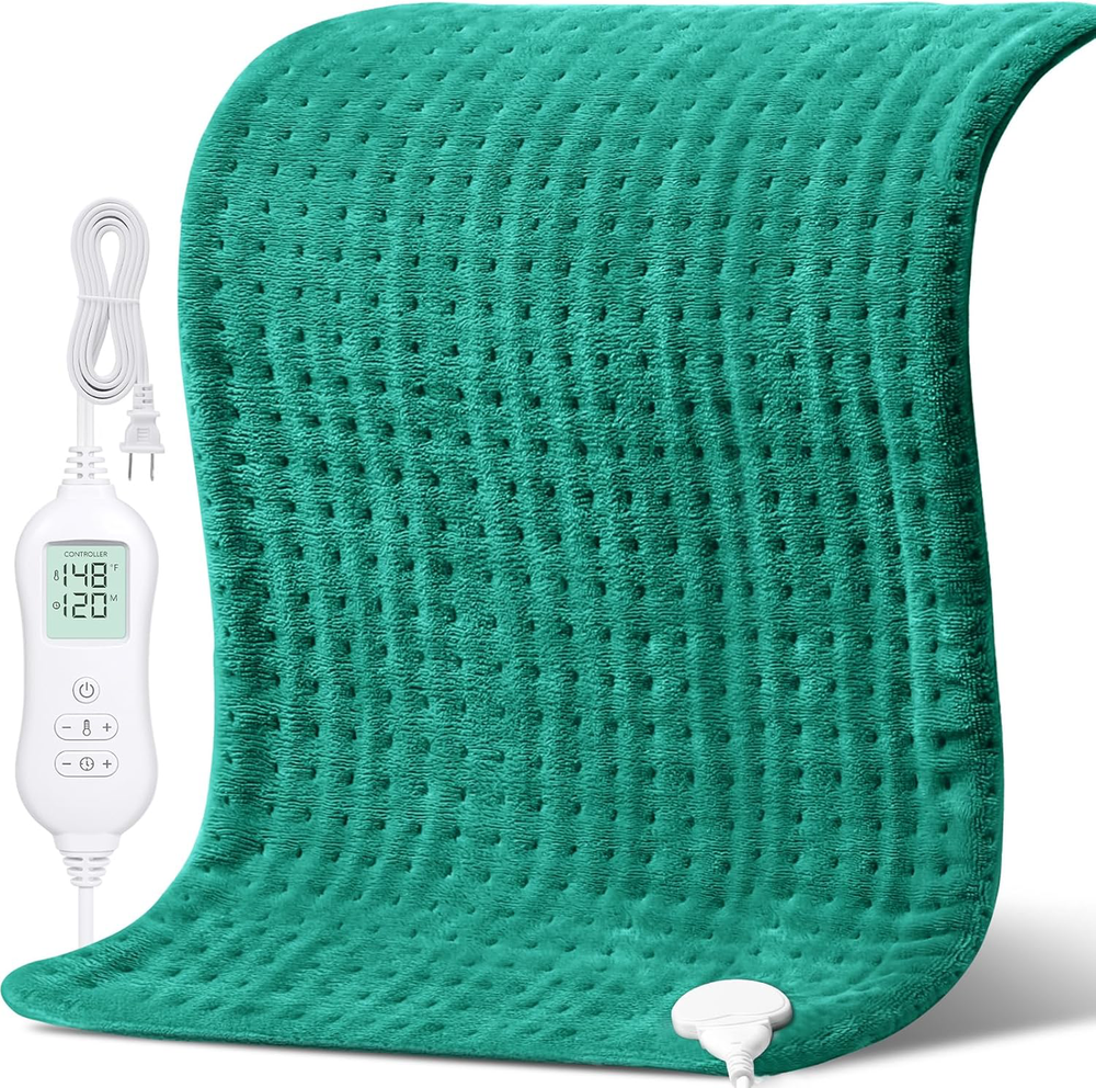 XXL Electric Heating Pad for Back Pain Relief, 24
