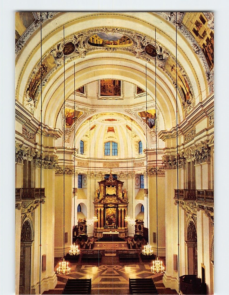 Postcard The Cathedral of Salzburg Austria
