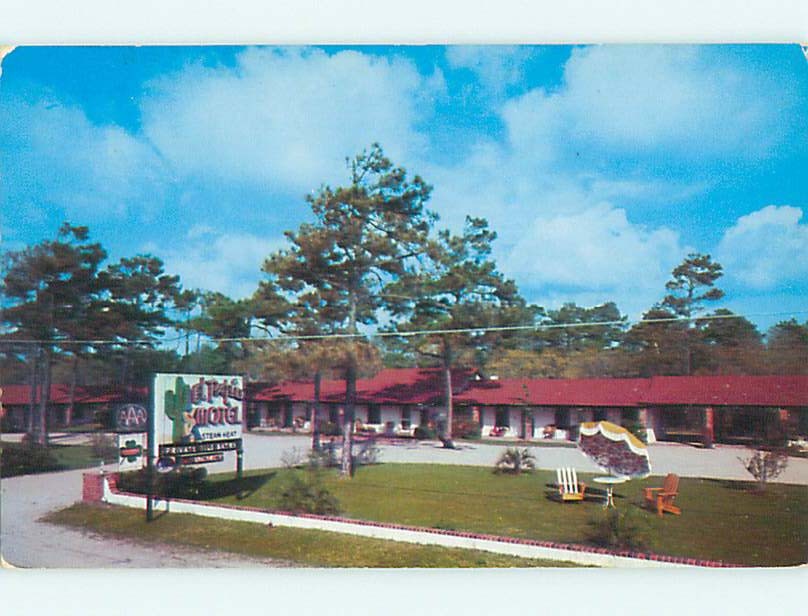 Unused 1950's EL PATIO MOTEL Myrtle Beach South Carolina SC : clearance u3042