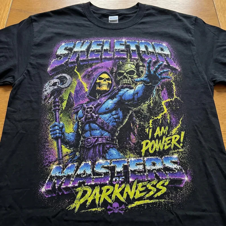 Skeletor Masters of the Universe Tee, Vintage Villain Graphic Shirt