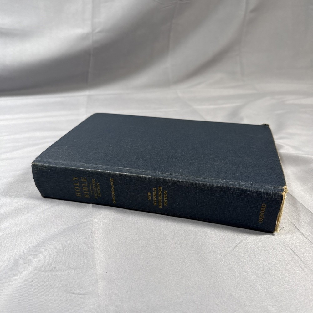 1967 Holy Bible Concordance New Scofield Reference Edition Oxford KJV King James