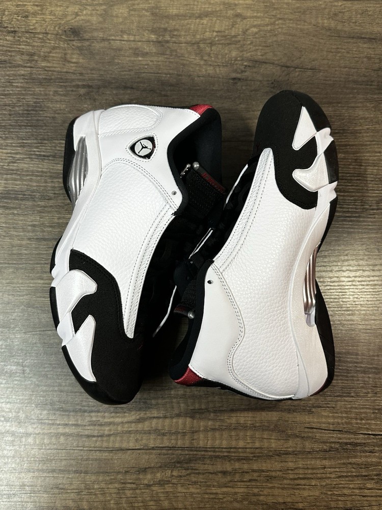 Nike Air Jordan 14 Retro Black Toe 487471-160 Men’s Size 8.5