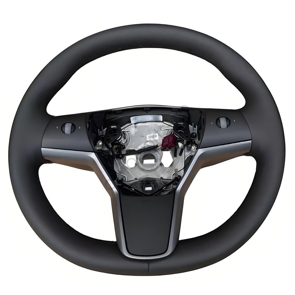 1490214-00-B Fit for Tesla Model 3 & Y Driver Heated Leather Steering Wheel