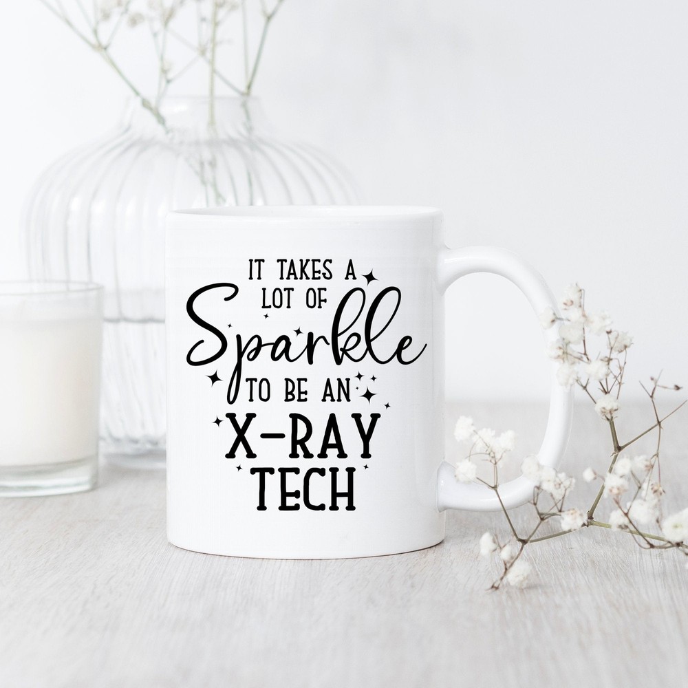 X Ray Tech Sparkle Mug X Ray Tech Mug Rad Tech Gift Radiologist Mug Rad Tech
