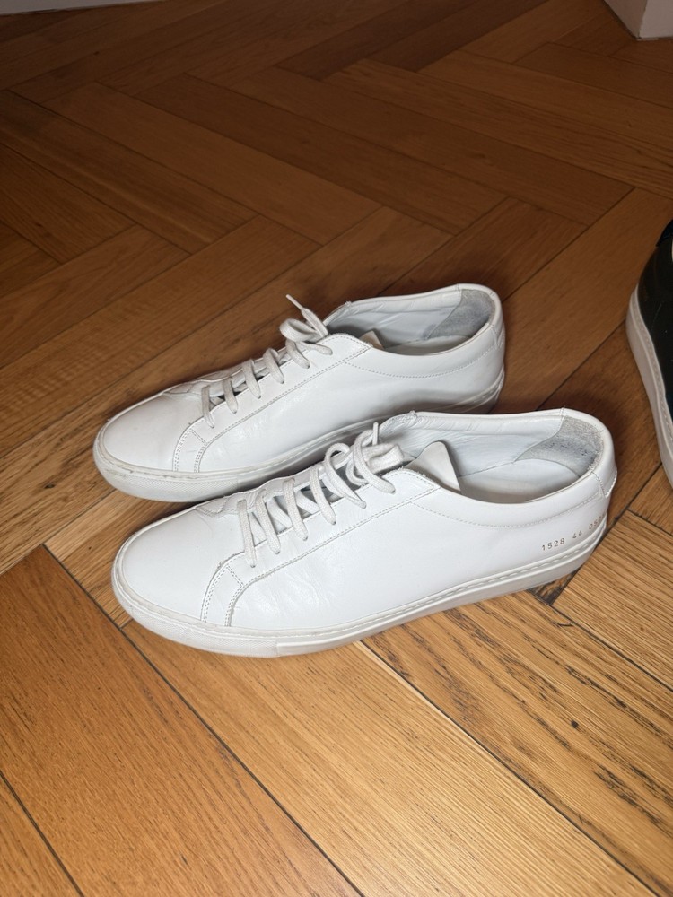 Common Projects Achilles White Leather Sneakers Men EU 44/Us 11-image