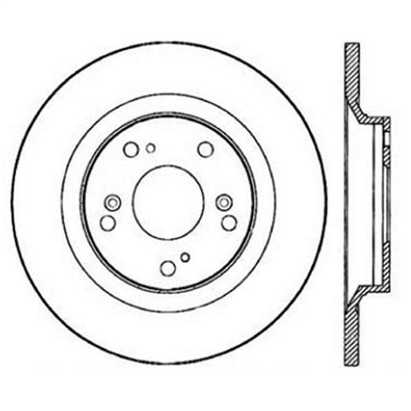 StopTech Power Slot SportStop Fits 00-06 Honda S2000 Slotted Rear Left Rotor