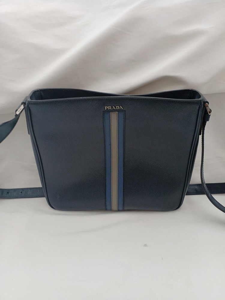 Prada Saffiano Leather Shoulder Bag V1082R