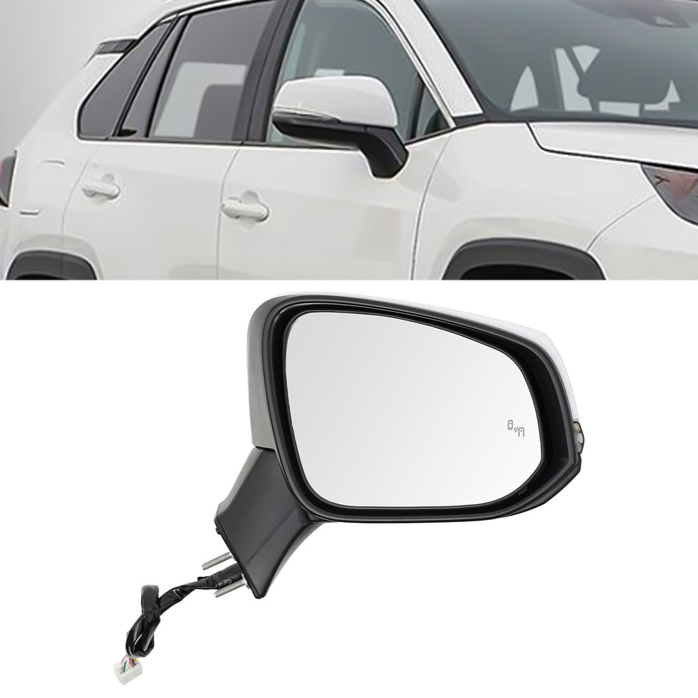 2019-2024 Toyota RAV4 Power Heated Side Mirror with Turn Signal TO1321384 Right