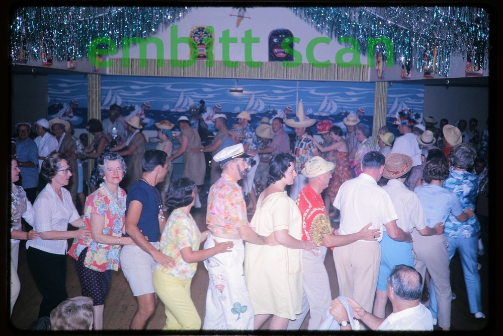 Original Slide, Aboard the Cunard Line Ocean Liner RMS Carmania 1965, A