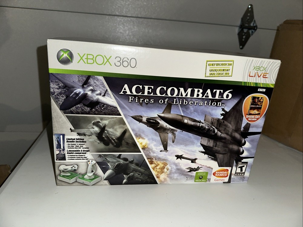 Ace Combat 6 Fires Of Liberation Ace-Edge Limited Edition Xbox 360 Brand New-image