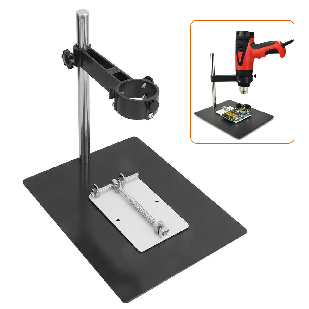 Hot Air Heat Gun Clamp Stand Holder Soldering Repair Platform For Rework Station