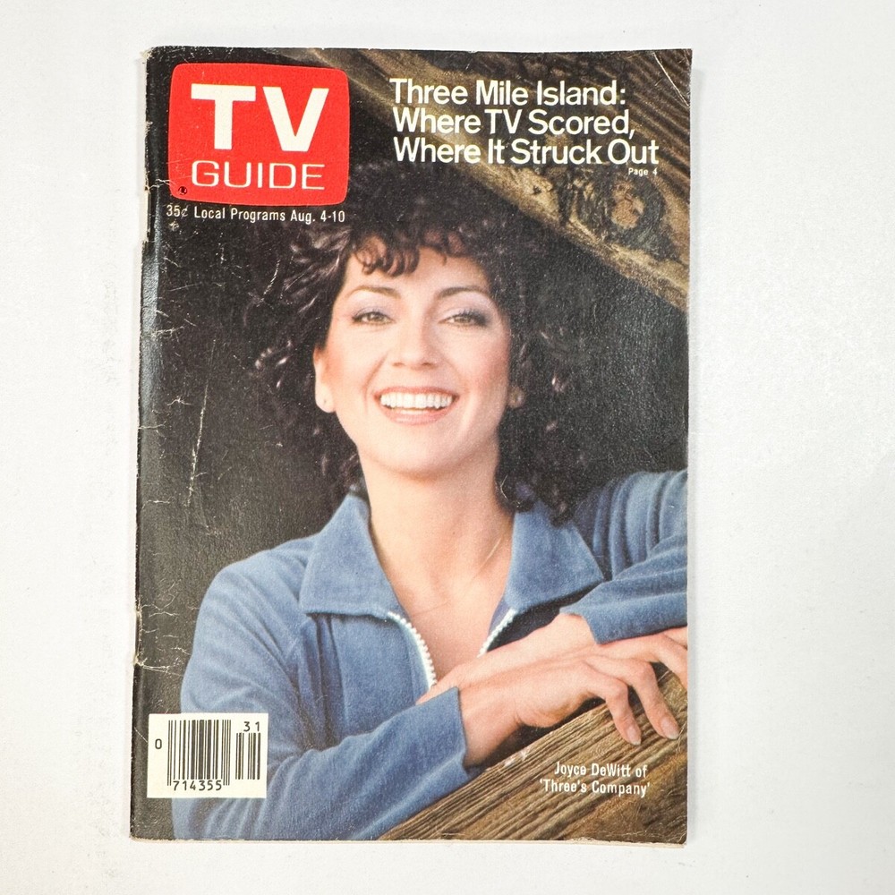 TV Guide Magazine August 4 1979 #1375 Joyce DeWitt, No Label