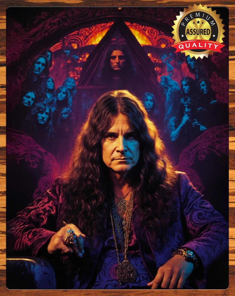 Ozzy Osbourne - Black Sabbath - Rare - Metal Sign 11 x 14