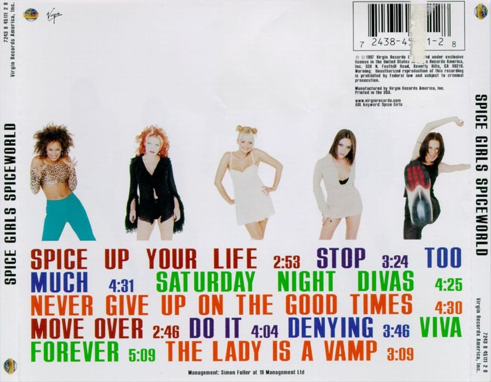 Spice Girls Spiceworld New Cd