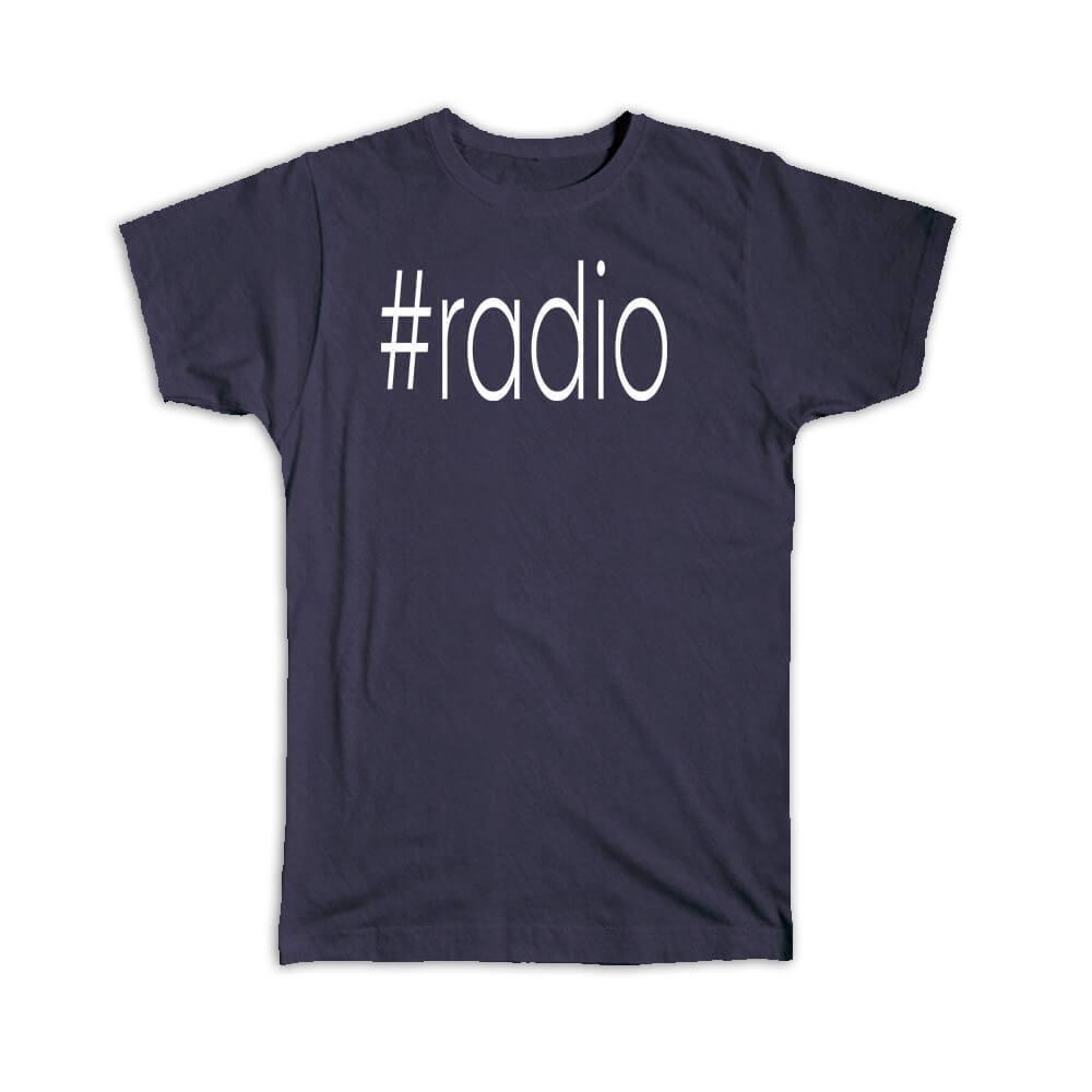 Gift T-Shirt : Hashtag Radio Hash Tag Social Media