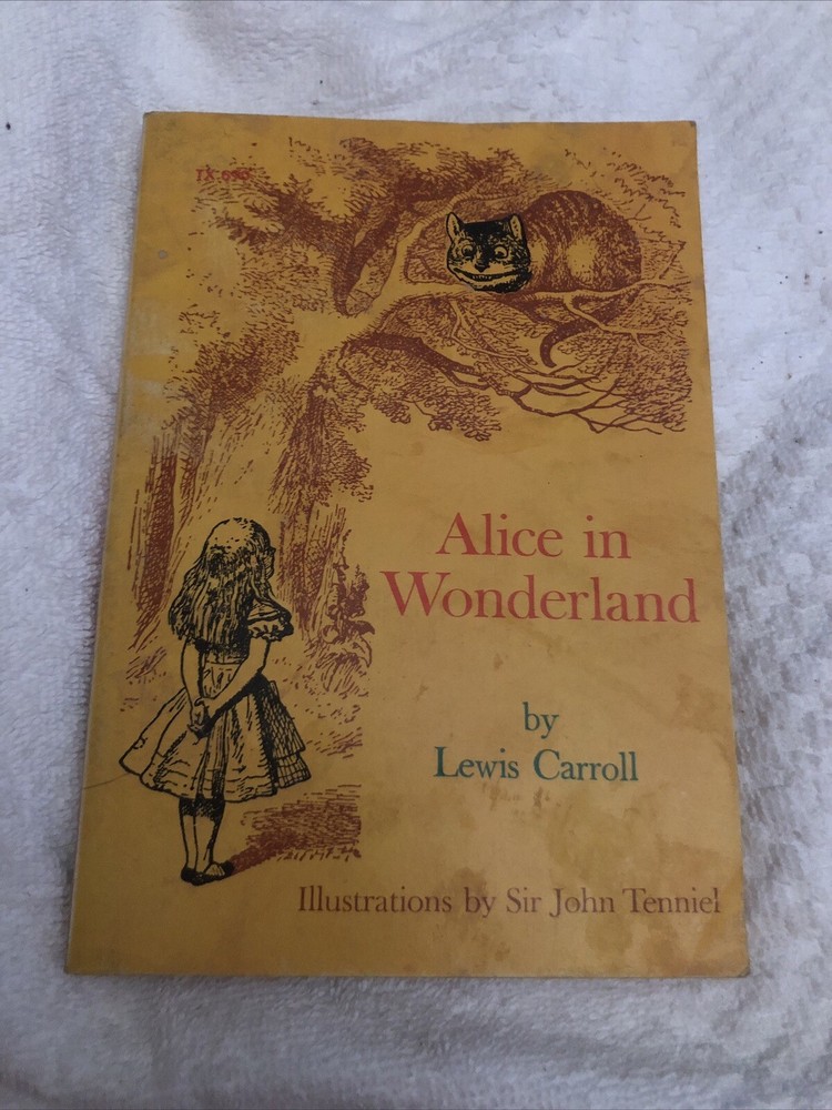 Vintage 1974 Scholastic Ed Alice In Wonderland Lewis Carroll John Tenniel