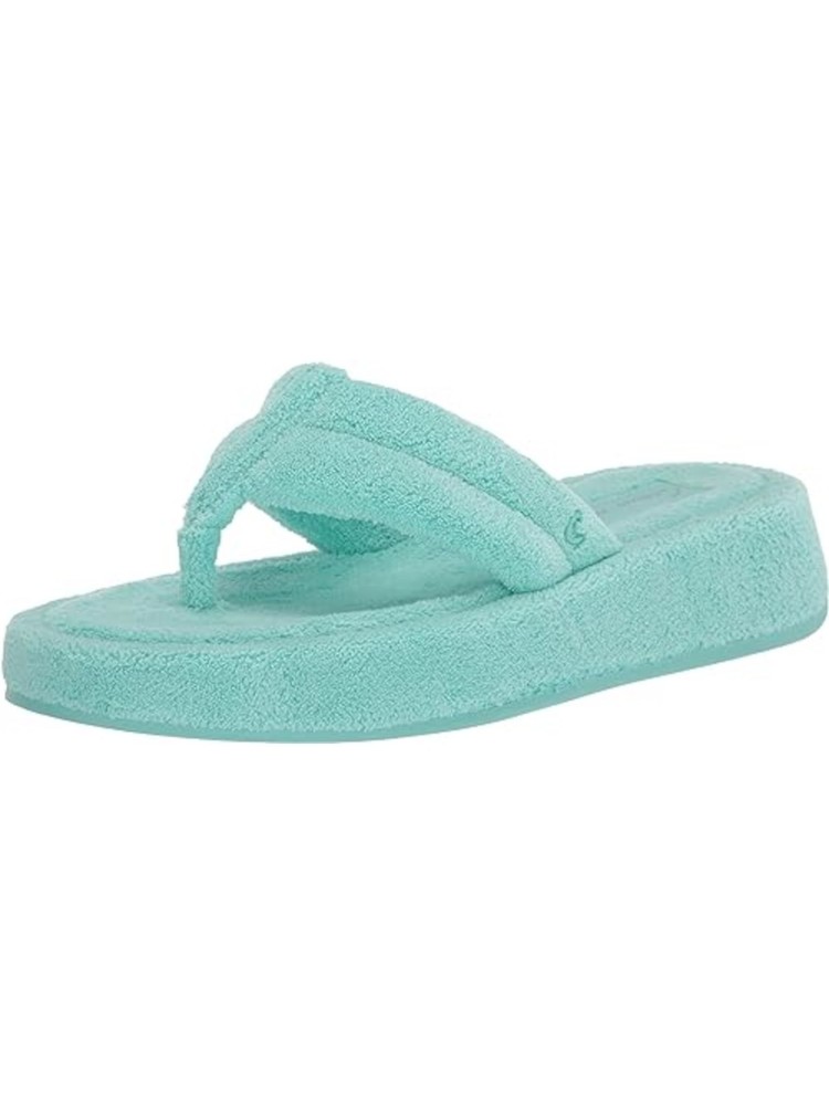 Sam Edelman Womens Aqua Platform Wedge Thong Sandals Size 5.5