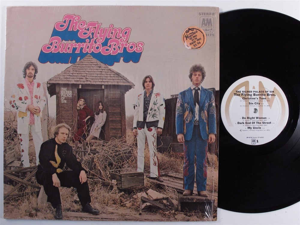 FLYING BURRITO BROS The Gilded Palace Of Sin A&M LP VG+ SHRINK f