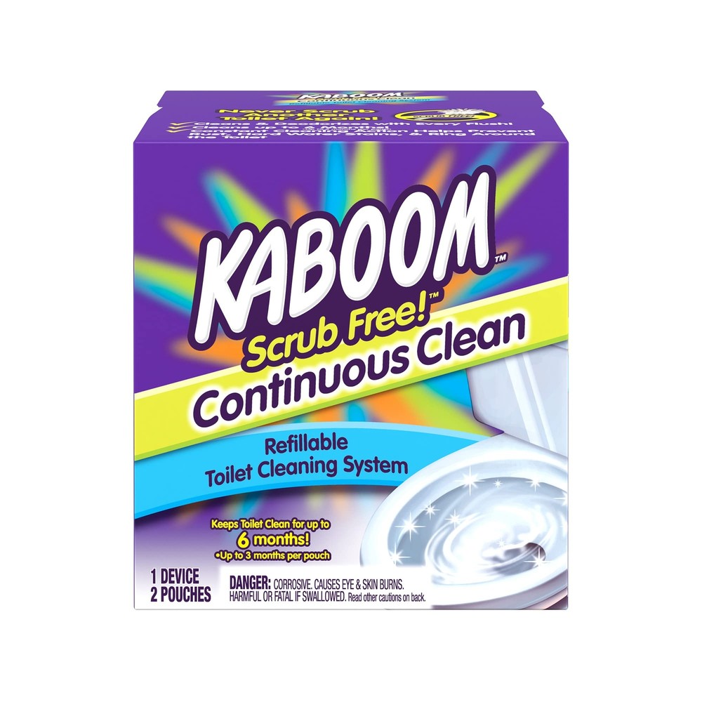 6-Month Toilet Cleaner System with 2 Refills – Free