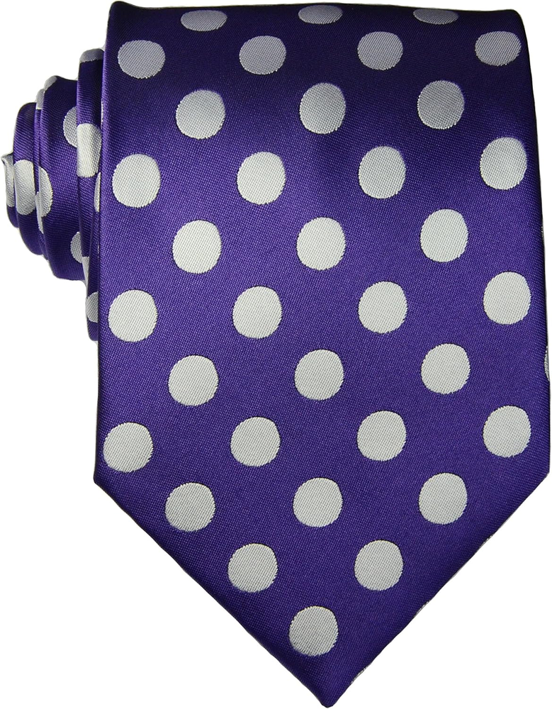 New Classic Men's Polka Dots Silk Tie Necktie …