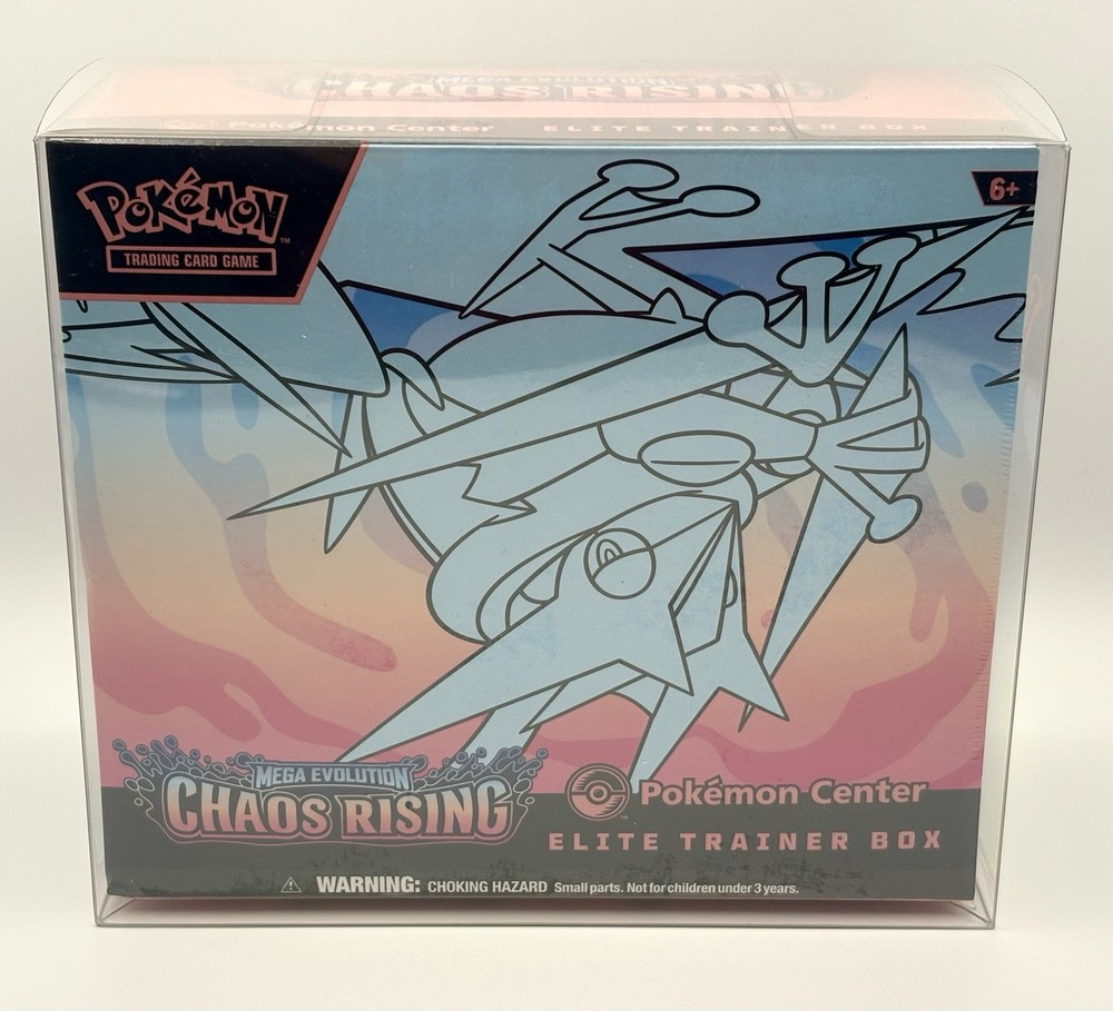 Chaos Rising Pokemon Center ETB Elite Trainer Box W/ PROTECTOR! Pkc Etb #2
