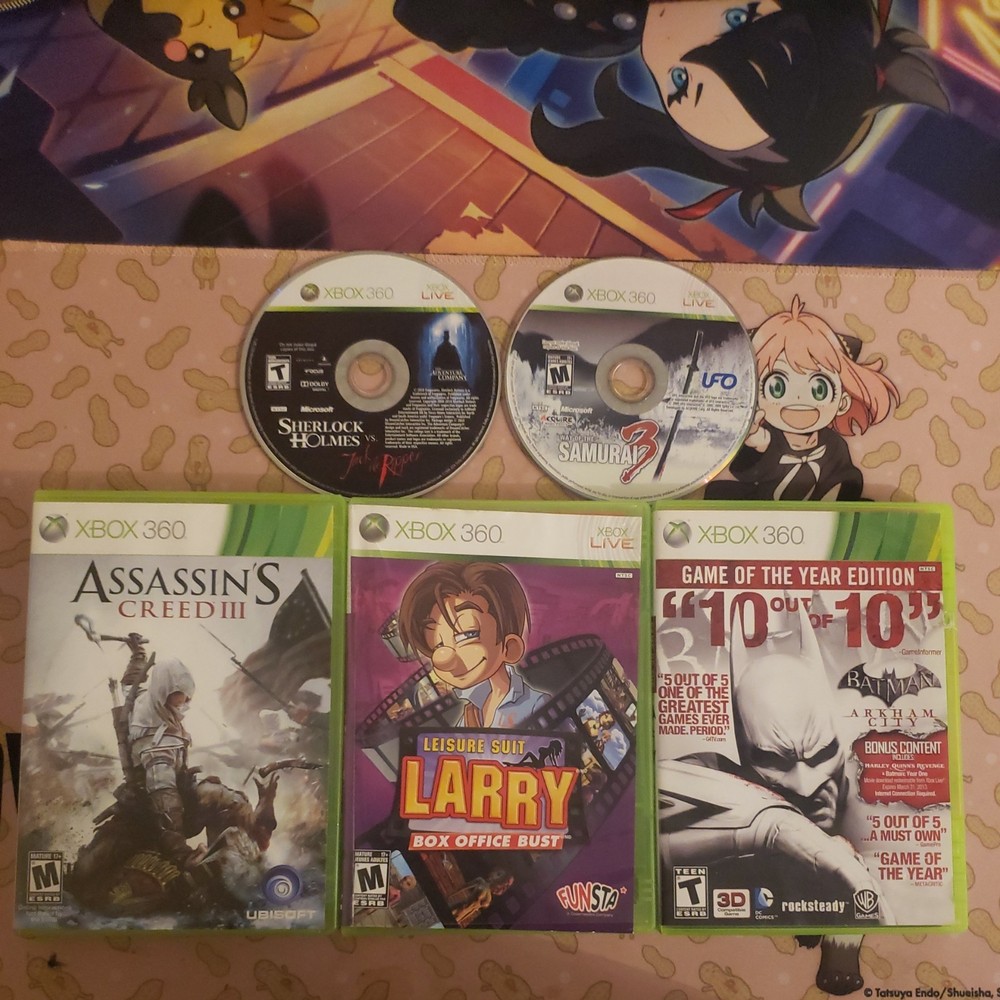 Microsoft Xbox 360 Video Game Lot Complete Tested Manual Box Art Inserts Games