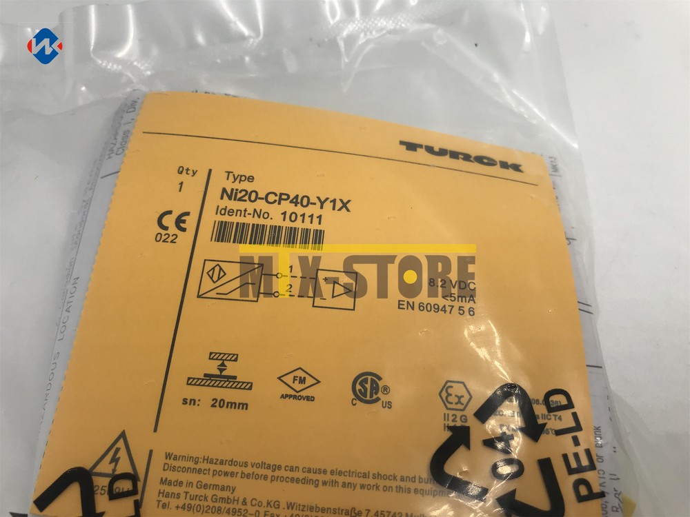 1PC Brand New TURCK NI20-CP40-Y1X Sensor&Proximity Switch