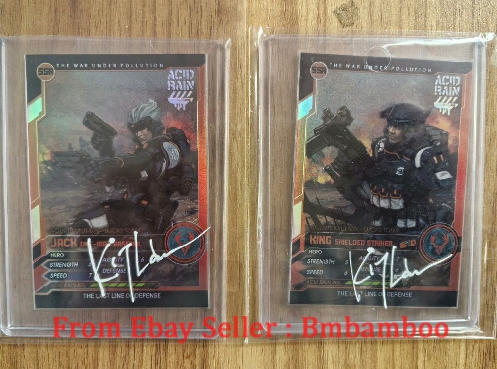 Acid Rain World Designer Signature Collectible Soldier Figures Card Toys  -image