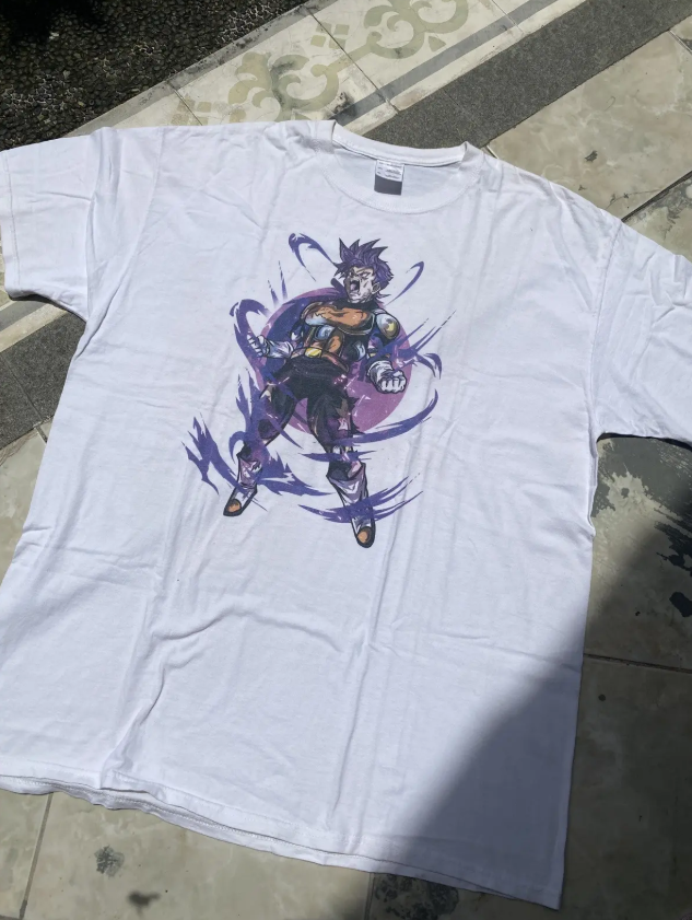 Rare Anime Dragon Ball Future Trunks Power Up Tee Limited DBZ Mens XL