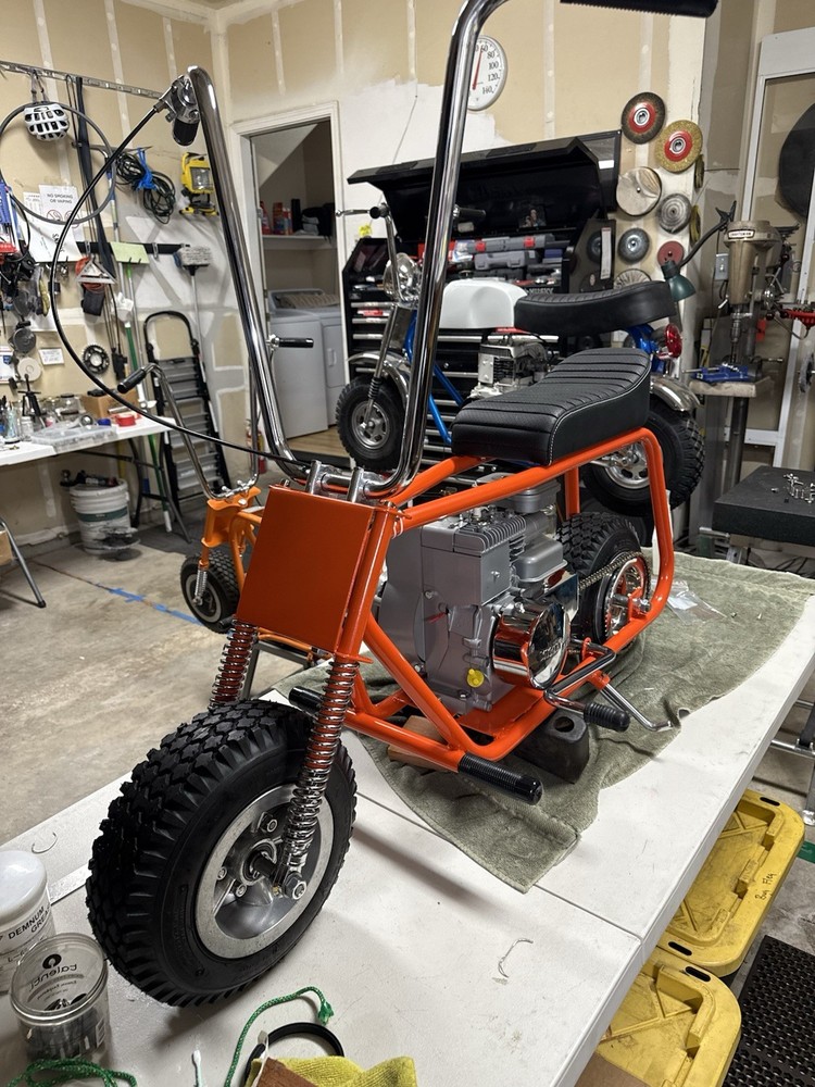 MICKEY THOMPSON VINTAGE MINI BIKE- BONANZA-TACO-RUPP-CAT STEENS MINI BIKE