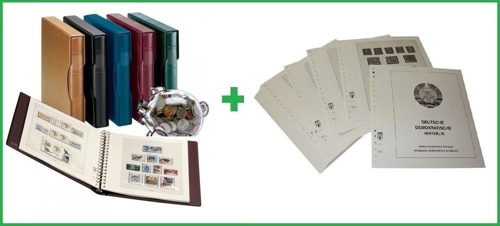 Lindner 121B-1124V Album DDR German Democratic Republic 1963-1968
