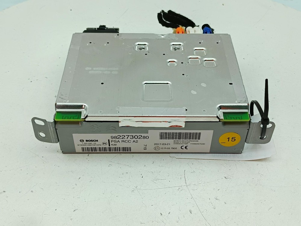 PEUGEOT 3008 STEREO RADIO HEAD UNIT 9822730280 MK2 P84 2016 - 2020