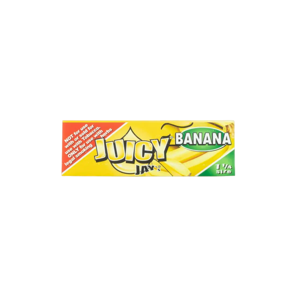 Juicy Jays Banana Flavored 1 1/4 Rolling Papers